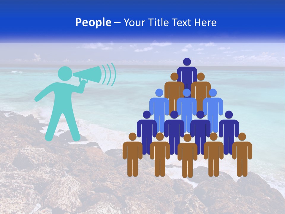 Parent Caucasian Portrait PowerPoint Template