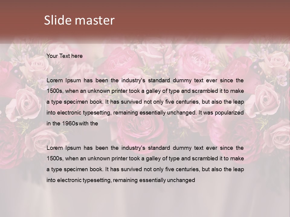 Sunrise Beach Retired PowerPoint Template