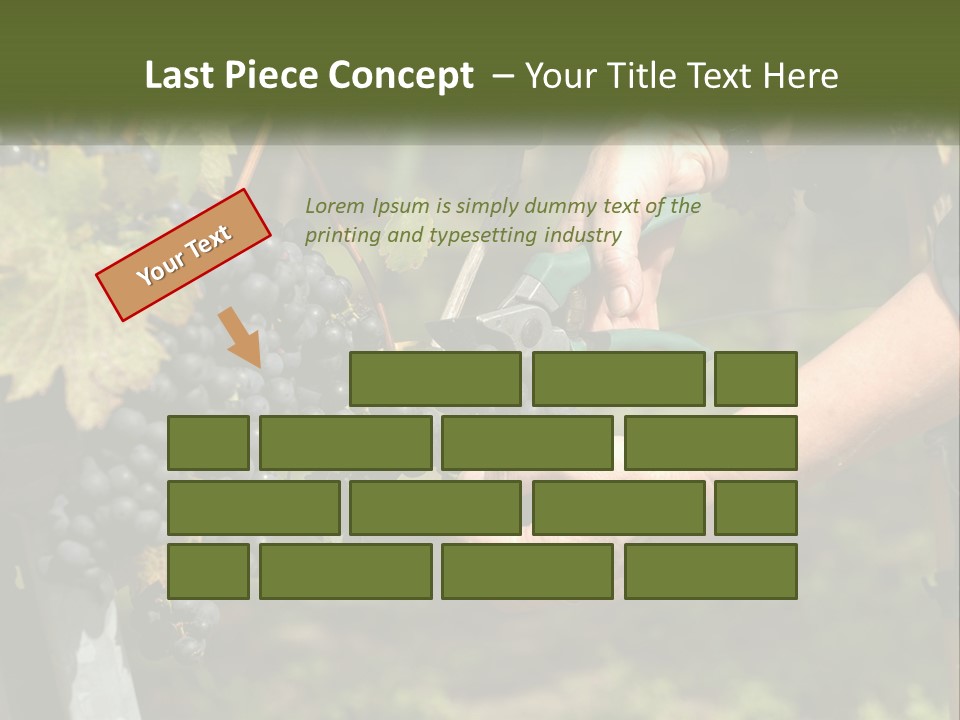 Beach Elderly Wave PowerPoint Template