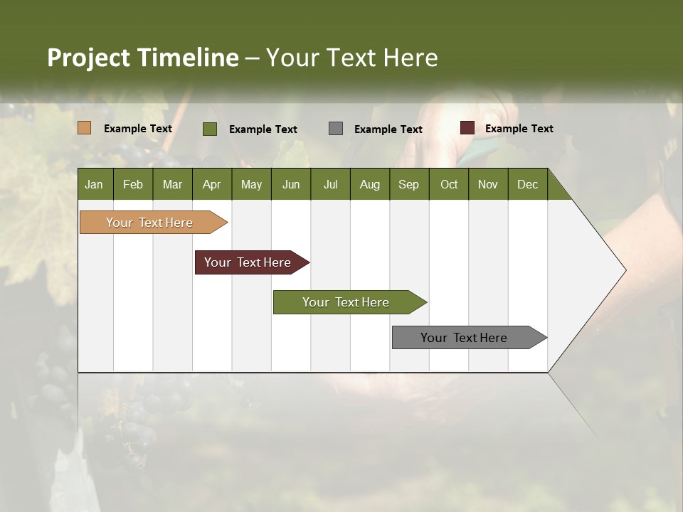 Beach Elderly Wave PowerPoint Template