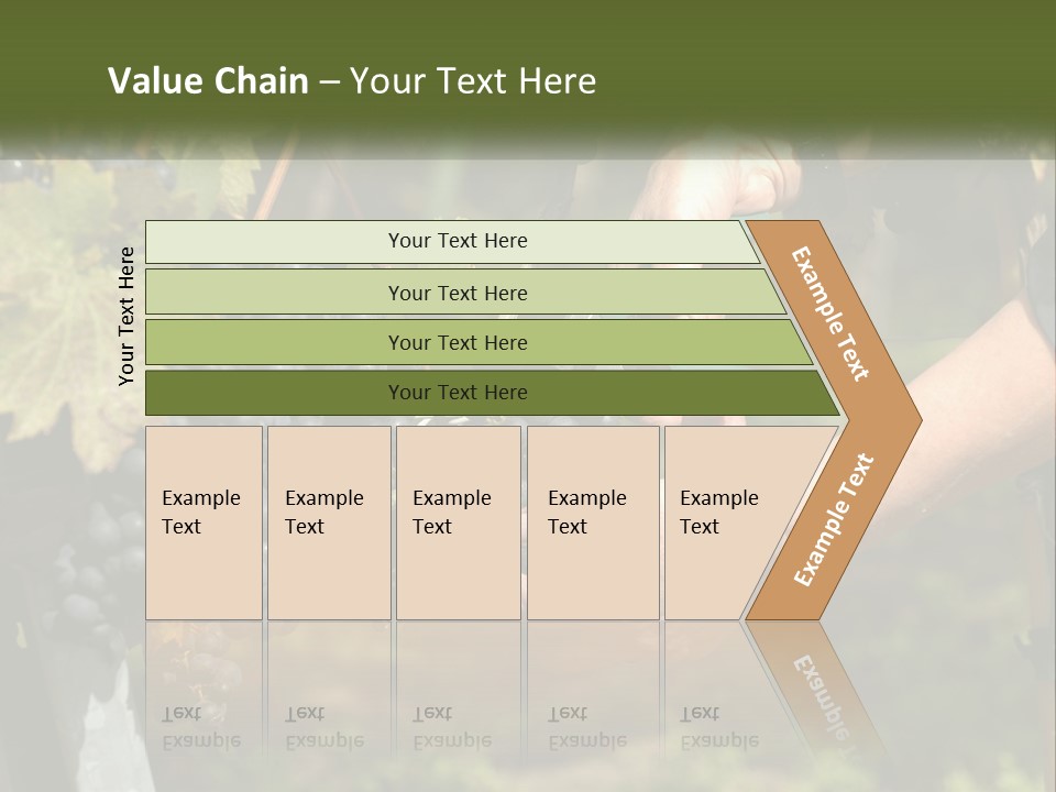 Beach Elderly Wave PowerPoint Template