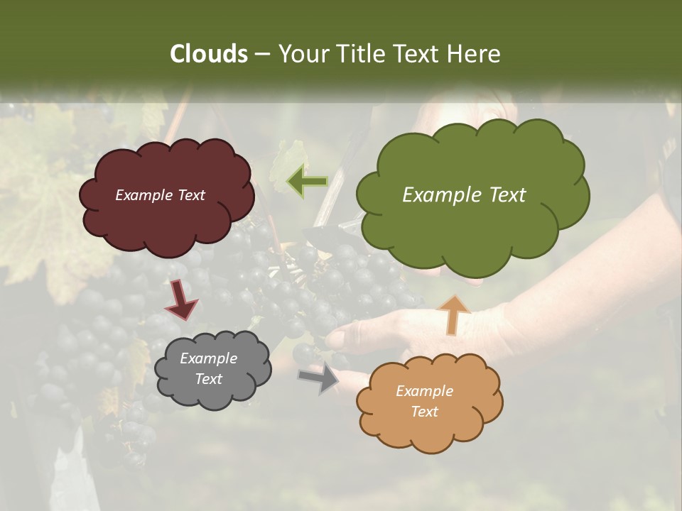 Beach Elderly Wave PowerPoint Template