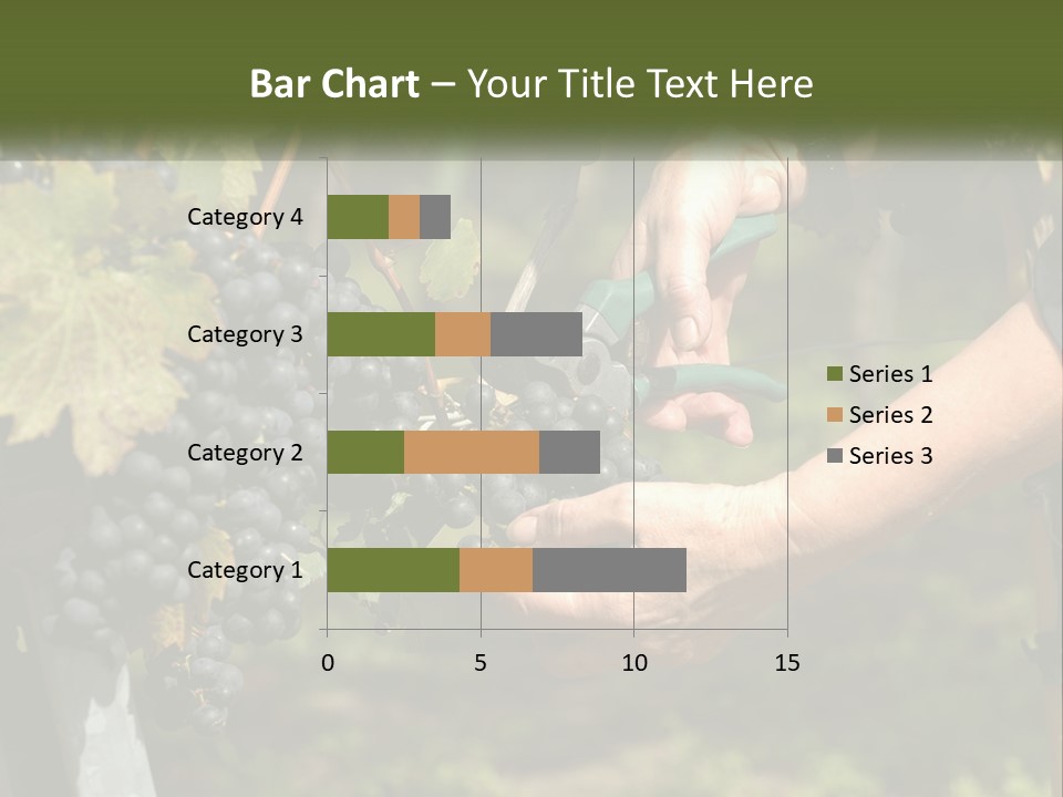 Beach Elderly Wave PowerPoint Template