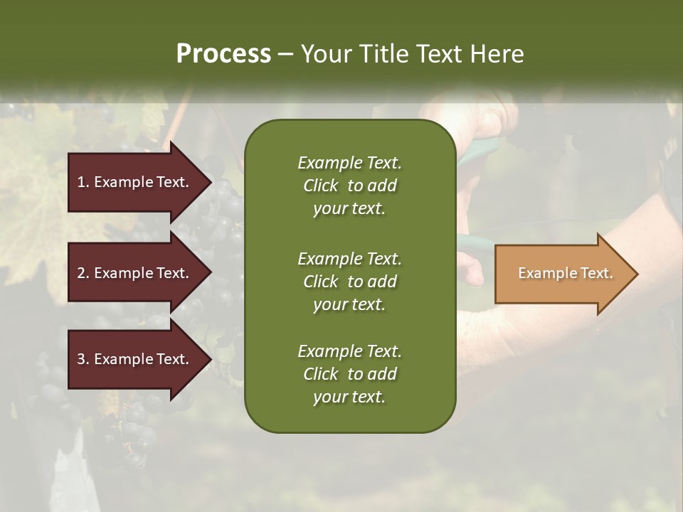 Beach Elderly Wave PowerPoint Template