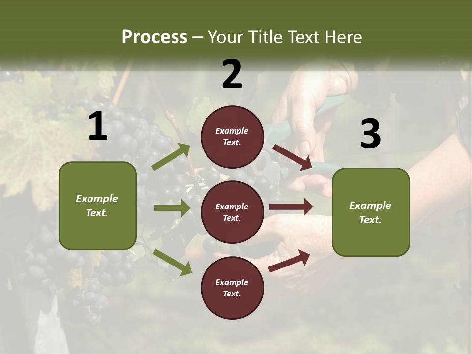 Beach Elderly Wave PowerPoint Template