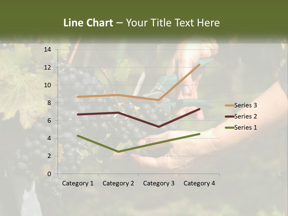 Beach Elderly Wave PowerPoint Template