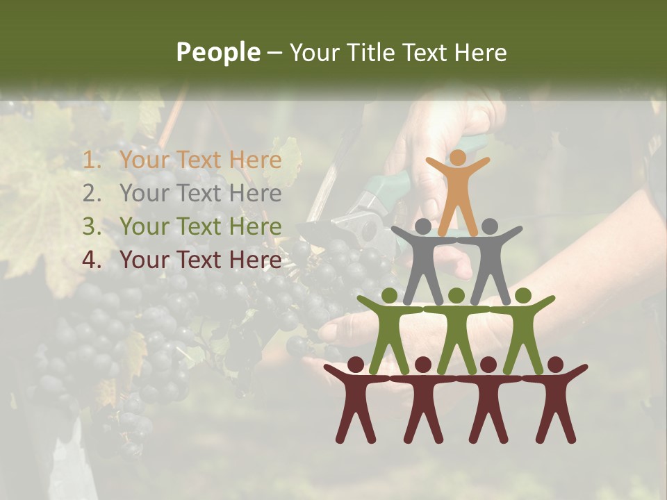 Beach Elderly Wave PowerPoint Template