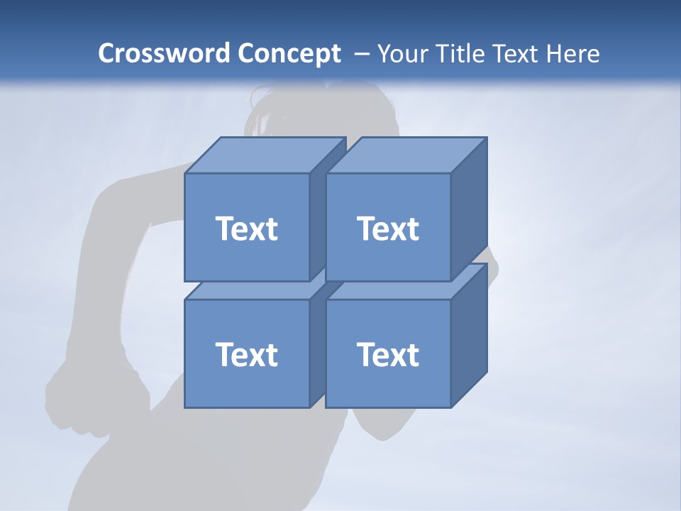 Caucasian Pensioner Old PowerPoint Template