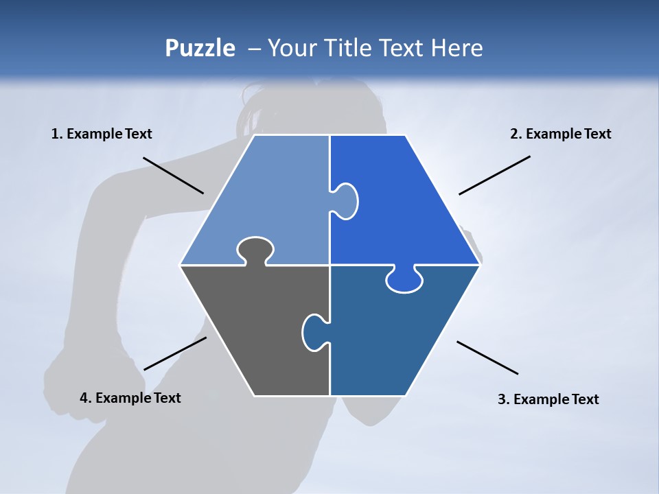 Caucasian Pensioner Old PowerPoint Template
