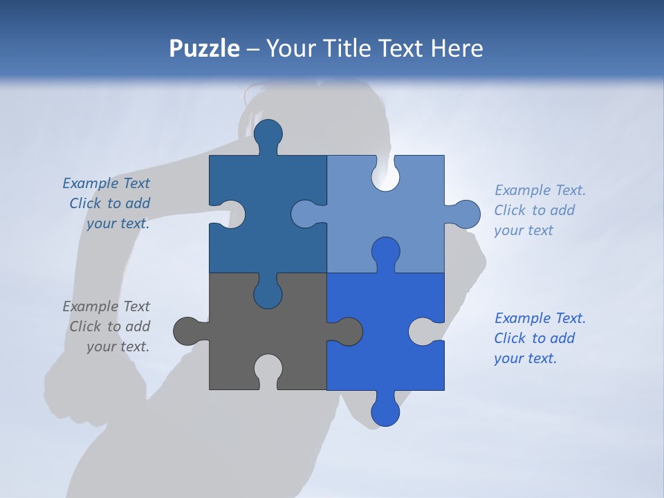 Caucasian Pensioner Old PowerPoint Template