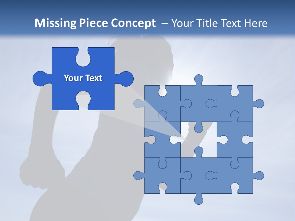 Caucasian Pensioner Old PowerPoint Template