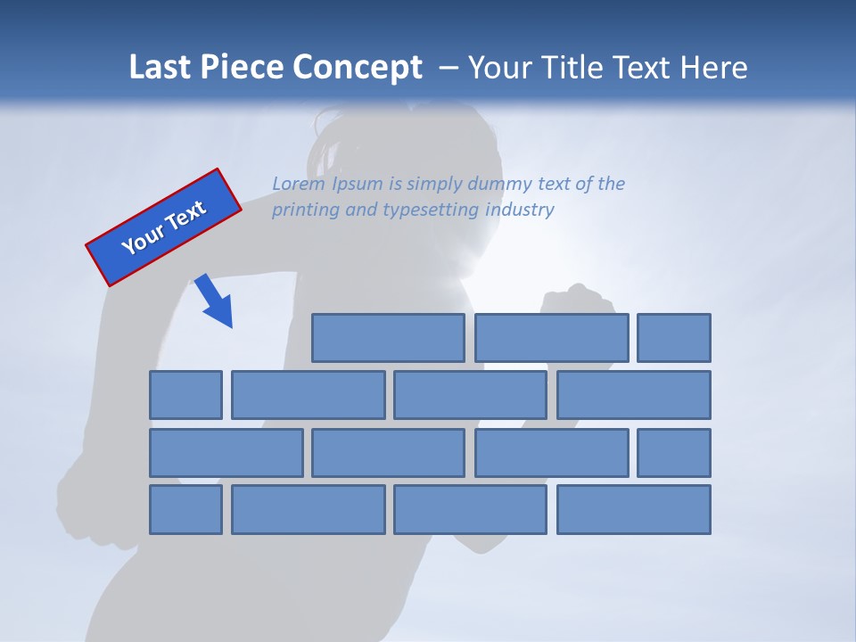 Caucasian Pensioner Old PowerPoint Template