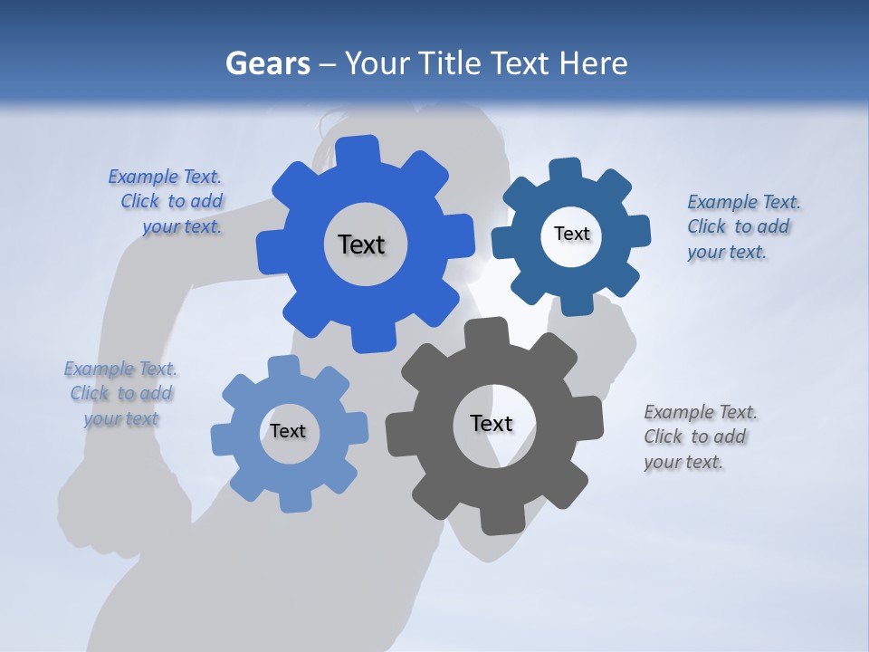 Caucasian Pensioner Old PowerPoint Template