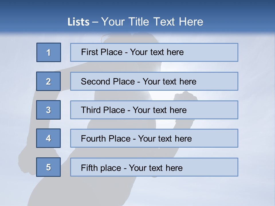 Caucasian Pensioner Old PowerPoint Template