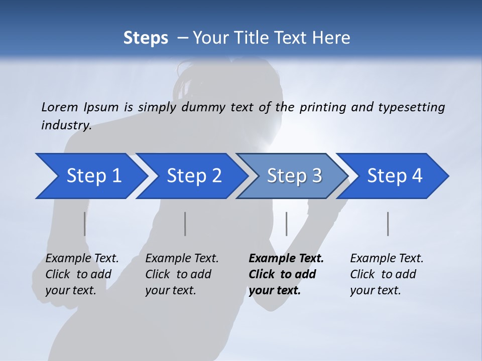 Caucasian Pensioner Old PowerPoint Template
