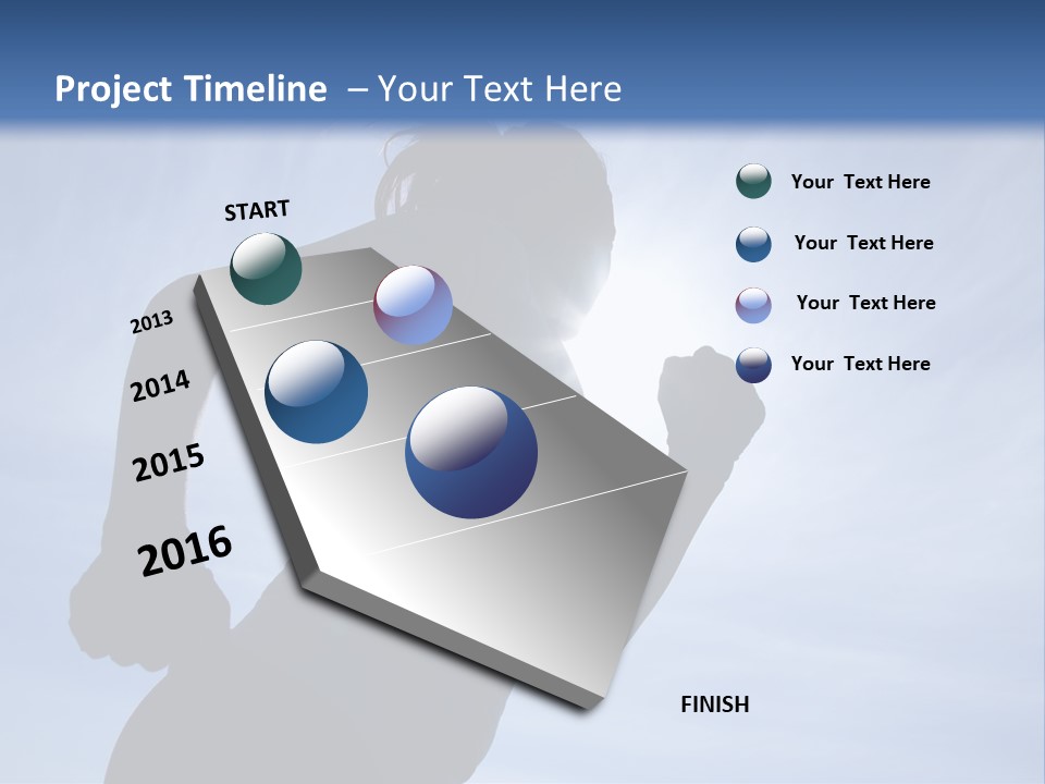 Caucasian Pensioner Old PowerPoint Template