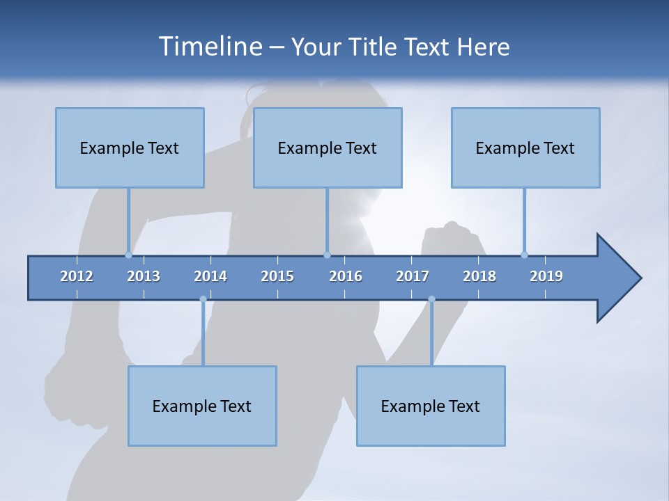Caucasian Pensioner Old PowerPoint Template