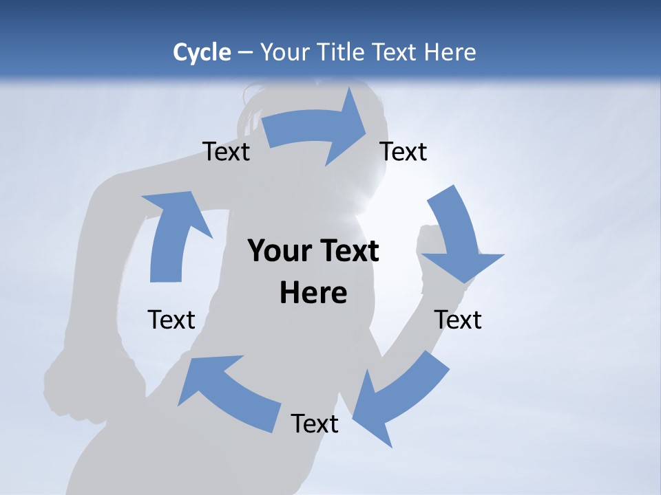 Caucasian Pensioner Old PowerPoint Template