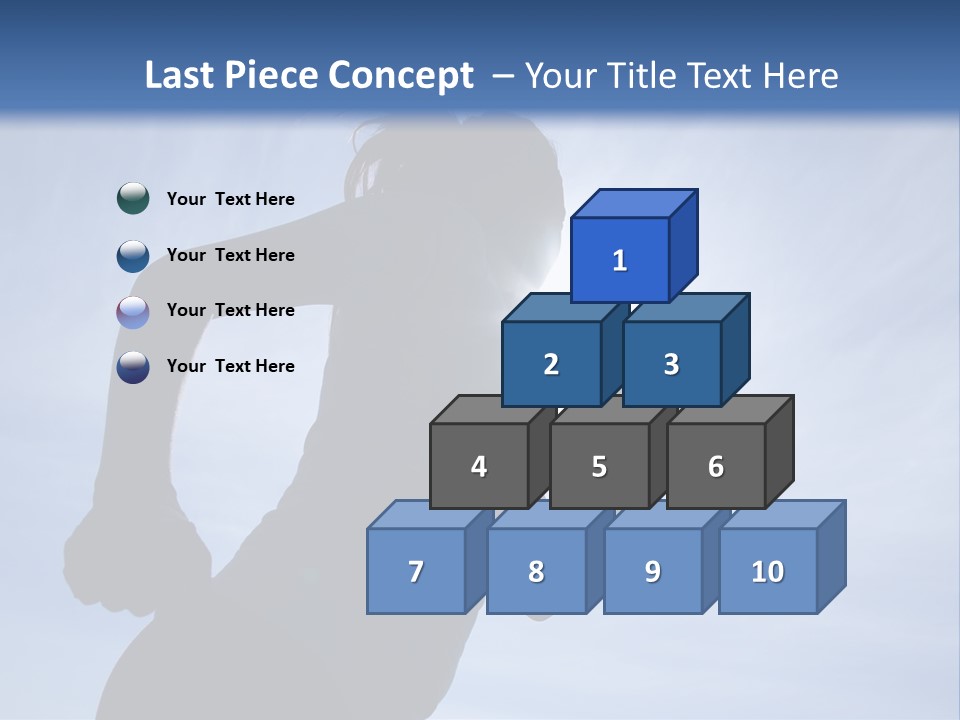 Caucasian Pensioner Old PowerPoint Template