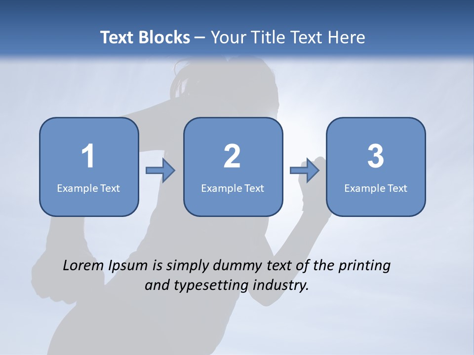 Caucasian Pensioner Old PowerPoint Template