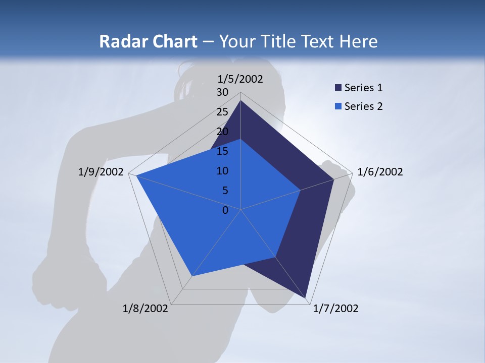 Caucasian Pensioner Old PowerPoint Template