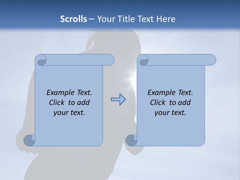Caucasian Pensioner Old PowerPoint Template