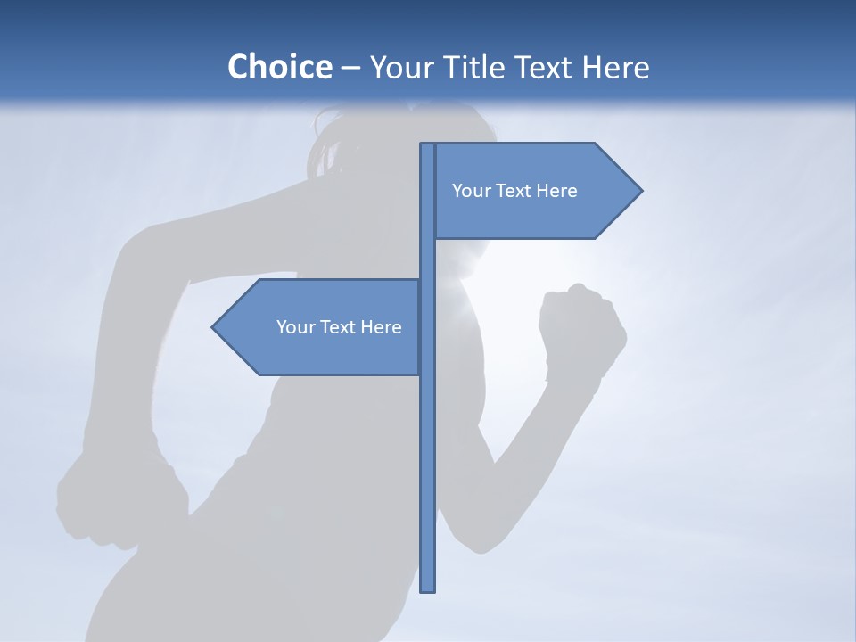 Caucasian Pensioner Old PowerPoint Template