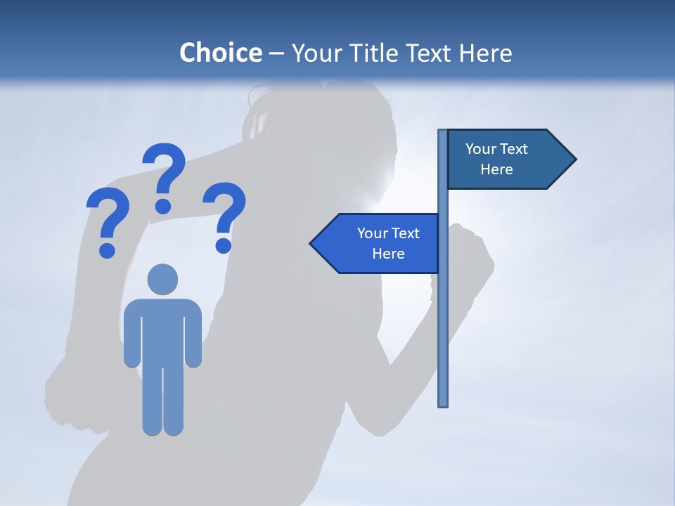 Caucasian Pensioner Old PowerPoint Template