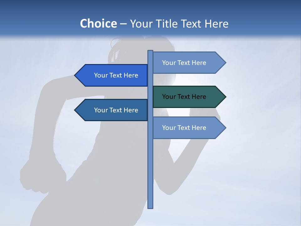 Caucasian Pensioner Old PowerPoint Template