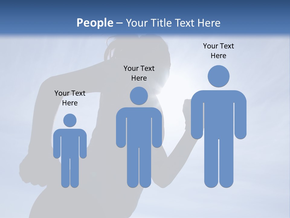 Caucasian Pensioner Old PowerPoint Template