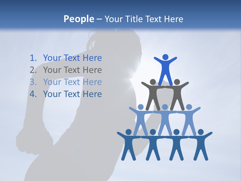 Caucasian Pensioner Old PowerPoint Template