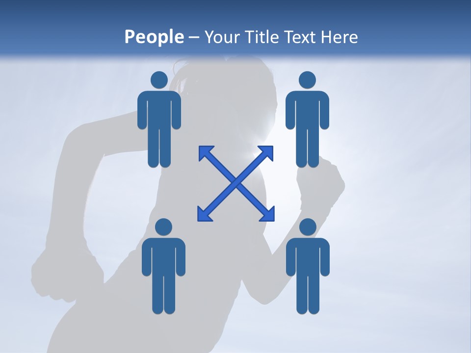 Caucasian Pensioner Old PowerPoint Template