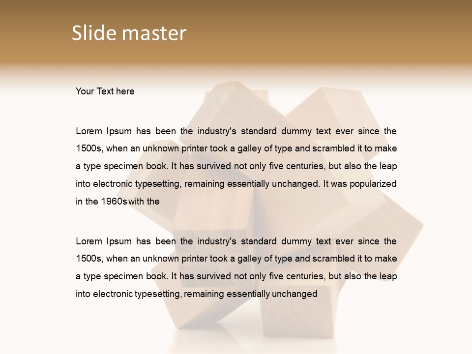 Caucasian Wellness Peaceful PowerPoint Template