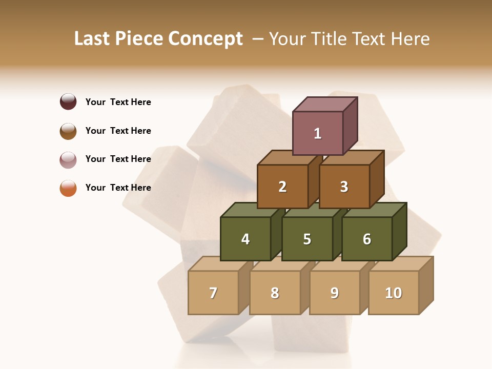 Caucasian Wellness Peaceful PowerPoint Template