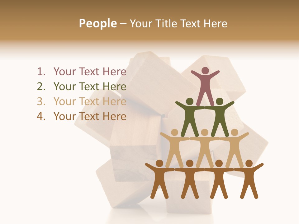 Caucasian Wellness Peaceful PowerPoint Template