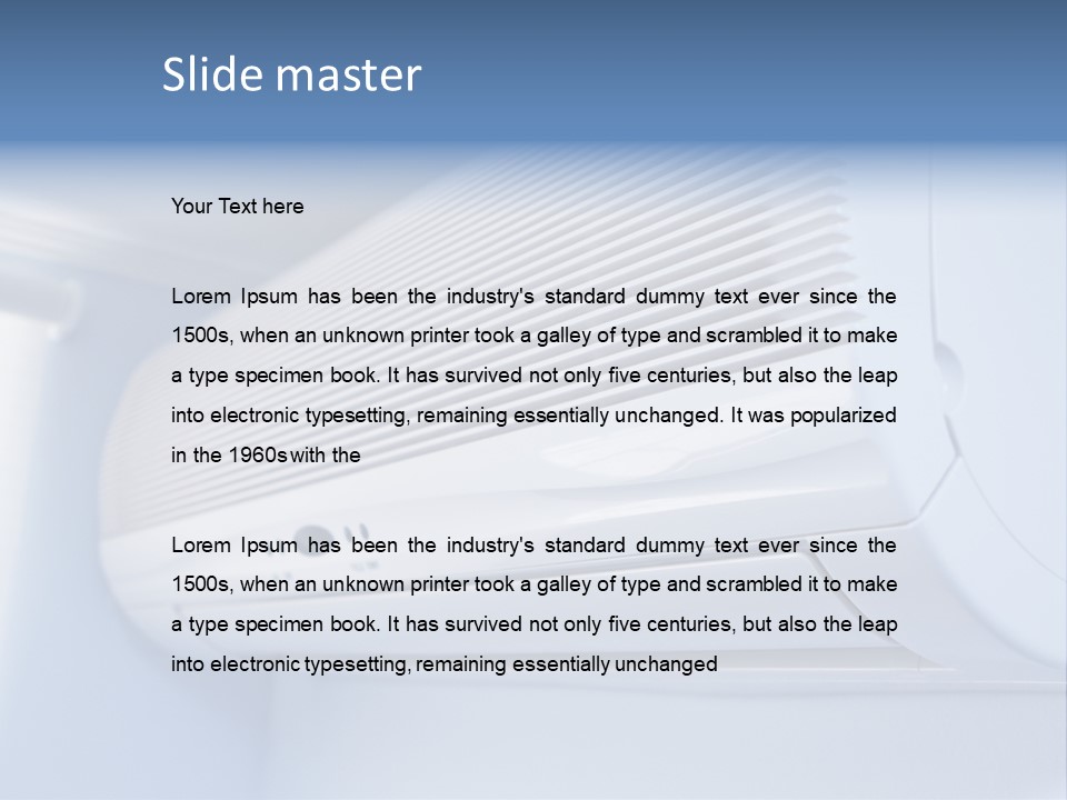 Sand Calm Beach PowerPoint Template