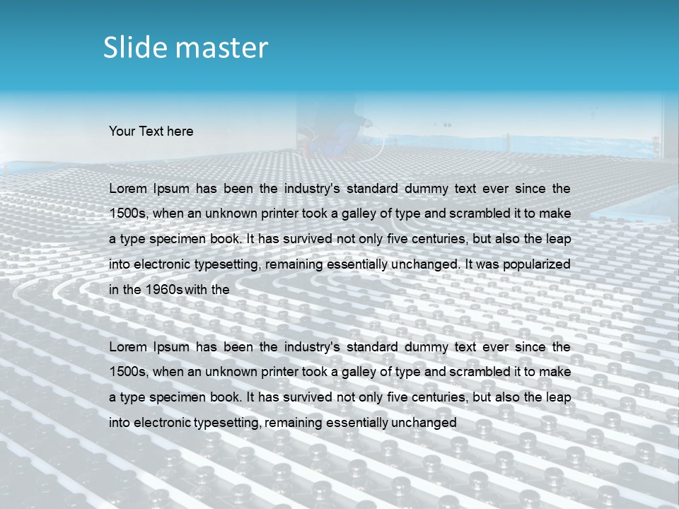 Sea Calm Senior PowerPoint Template