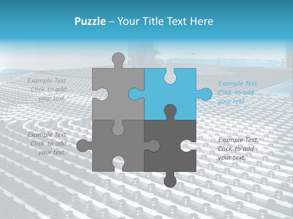 Sea Calm Senior PowerPoint Template