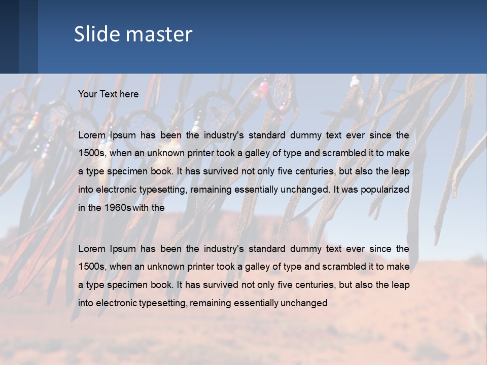Ocean Coast White PowerPoint Template