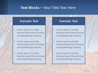 Ocean Coast White PowerPoint Template