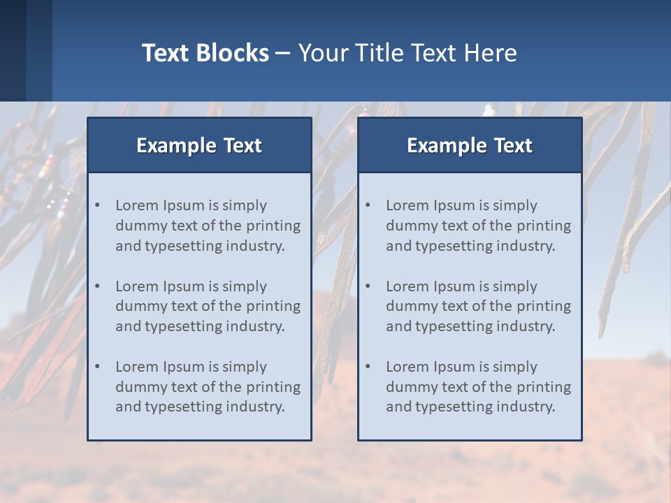 Ocean Coast White PowerPoint Template