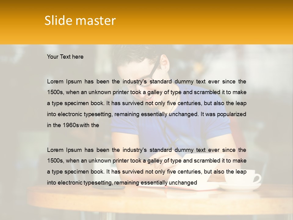 Life Sunset Peaceful PowerPoint Template