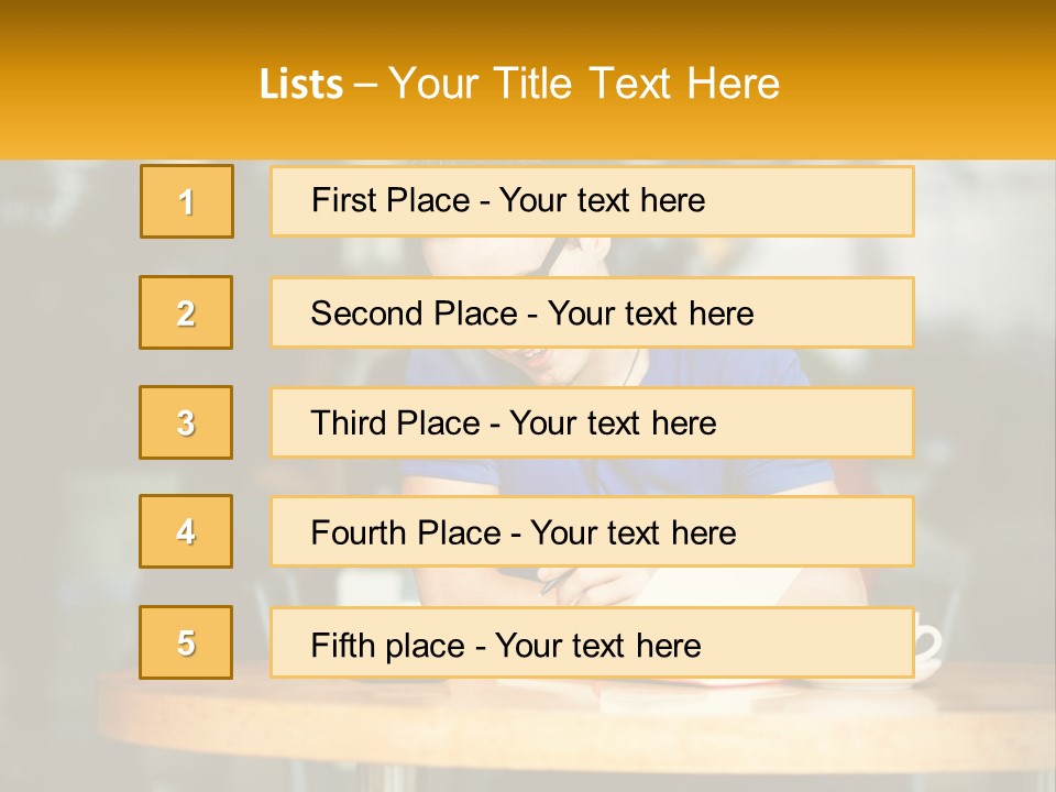 Life Sunset Peaceful PowerPoint Template