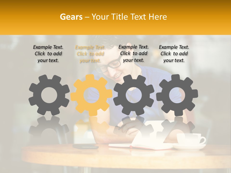 Life Sunset Peaceful PowerPoint Template