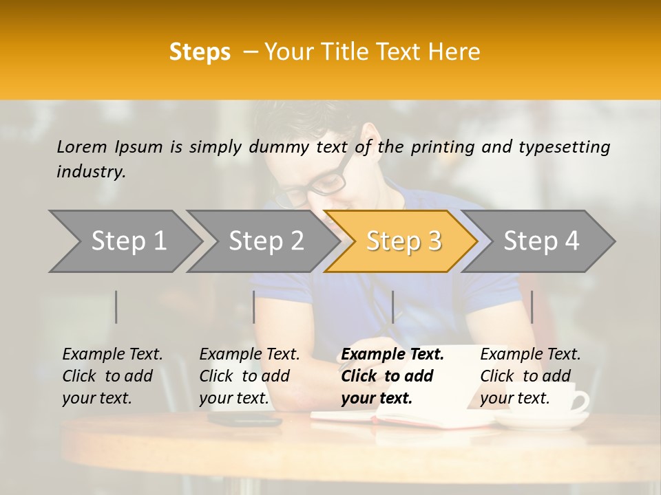 Life Sunset Peaceful PowerPoint Template