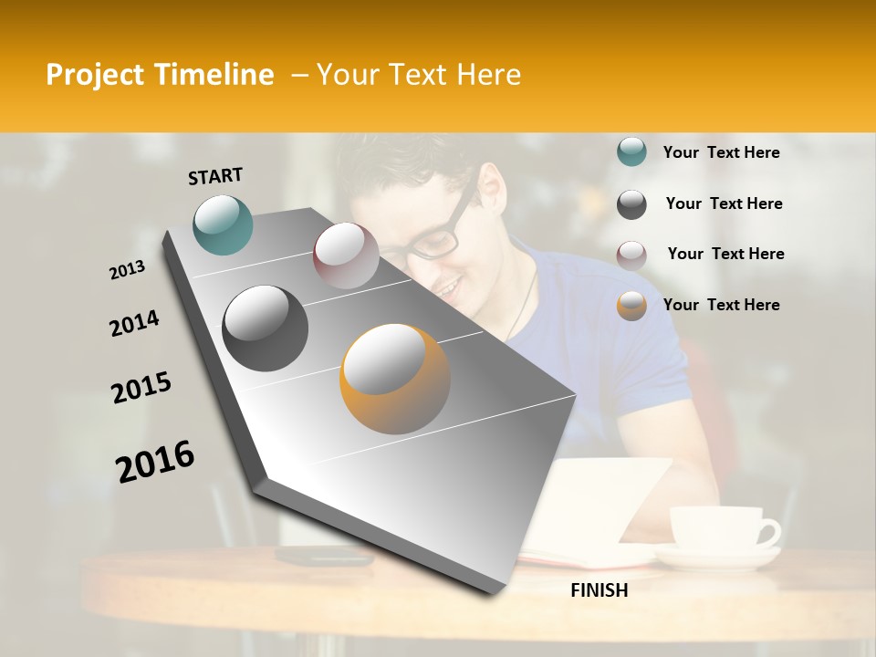 Life Sunset Peaceful PowerPoint Template