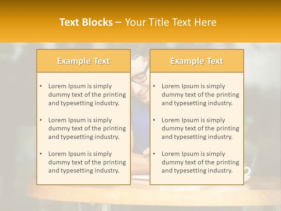 Life Sunset Peaceful PowerPoint Template