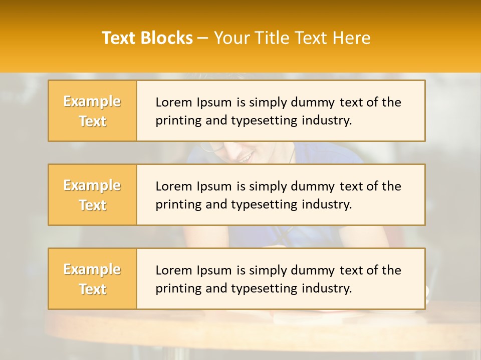Life Sunset Peaceful PowerPoint Template