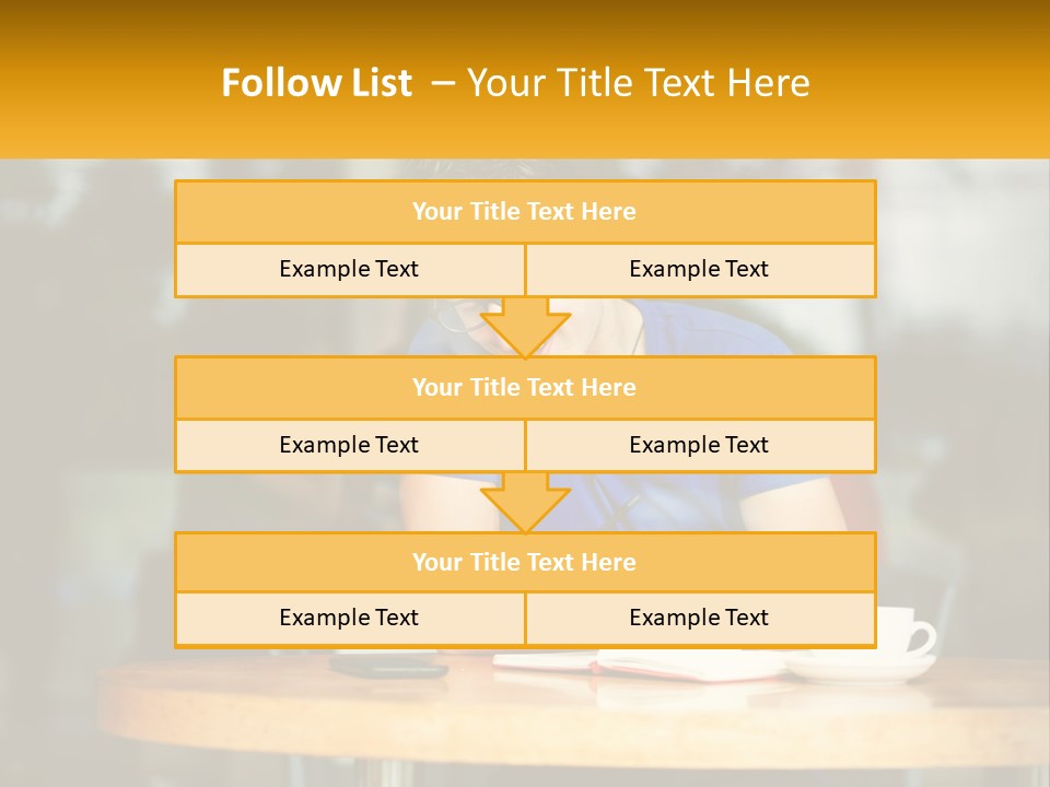 Life Sunset Peaceful PowerPoint Template