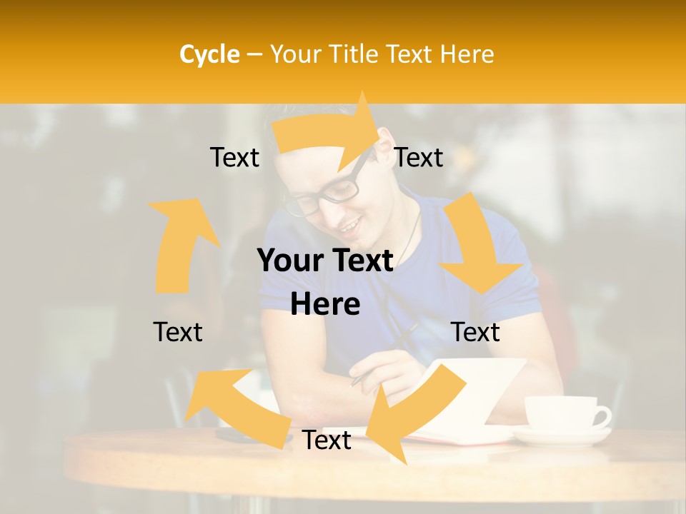 Life Sunset Peaceful PowerPoint Template